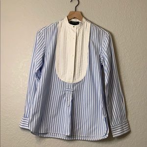Ralph Lauren Button down pleated top